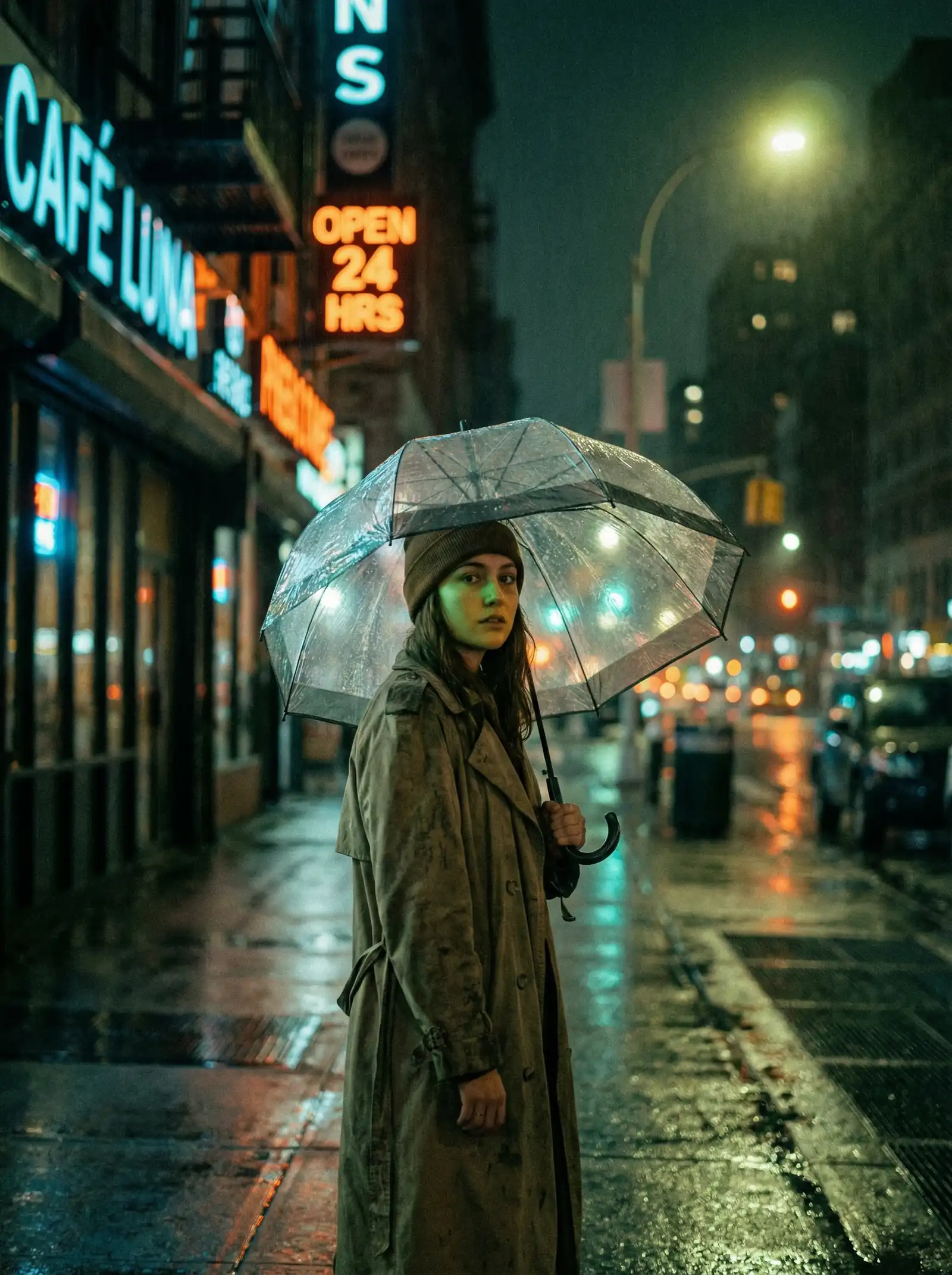 人体艺术 本周佳作 - 雨夜独行